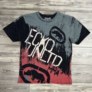 Crazy Y2K Ecko Unltd. MMA Cyber Grunge T Shirt